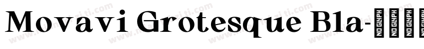Movavi Grotesque Bla字体转换